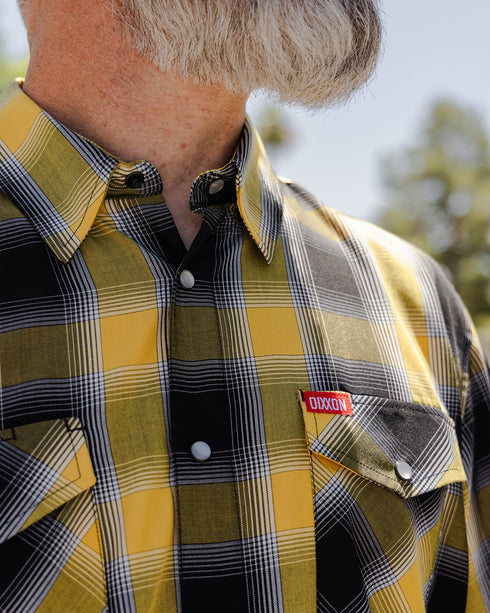 SENTINEL BAMBOO SHORT SLEEVE BUTTON UP - MENS